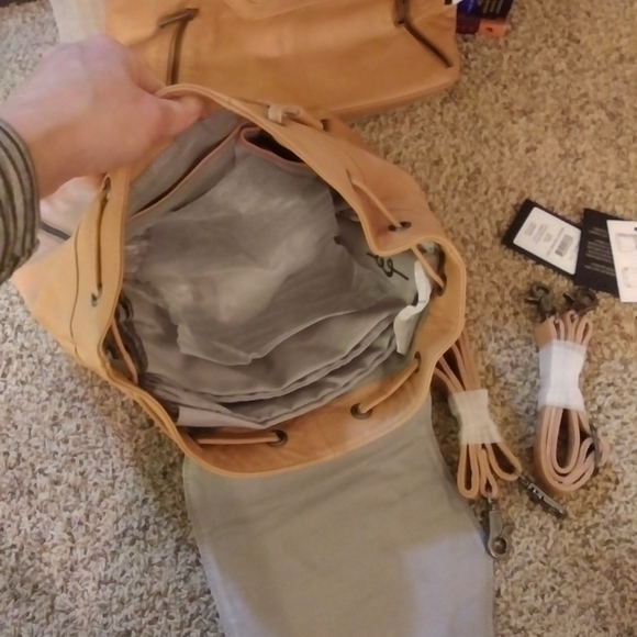 ONE LEFT at this price Boho Leather Backpack - Picture 12 of 16